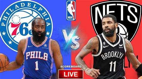 Philadelphia 76ers vs. Brooklyn Nets Live Score and Stats.